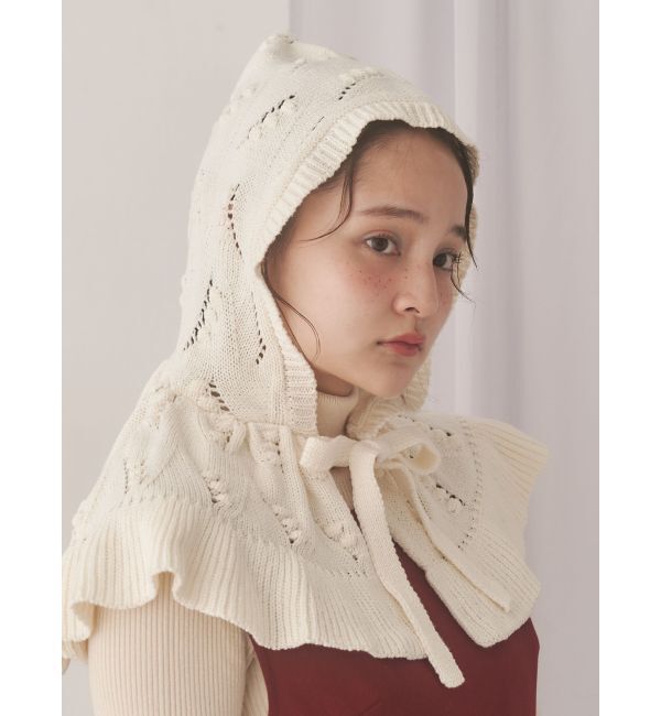 merry jenny「ケープカラーニットフーディー」|その他|