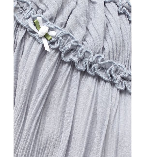 merry jenny「シアーギャザーチュニック」|シャツ・ブラウス|