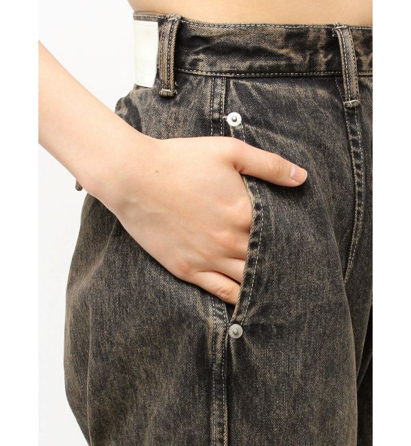 GYDA「ハイウエスト Urban Utility Wash Cargoデニムパンツ」|デニム|