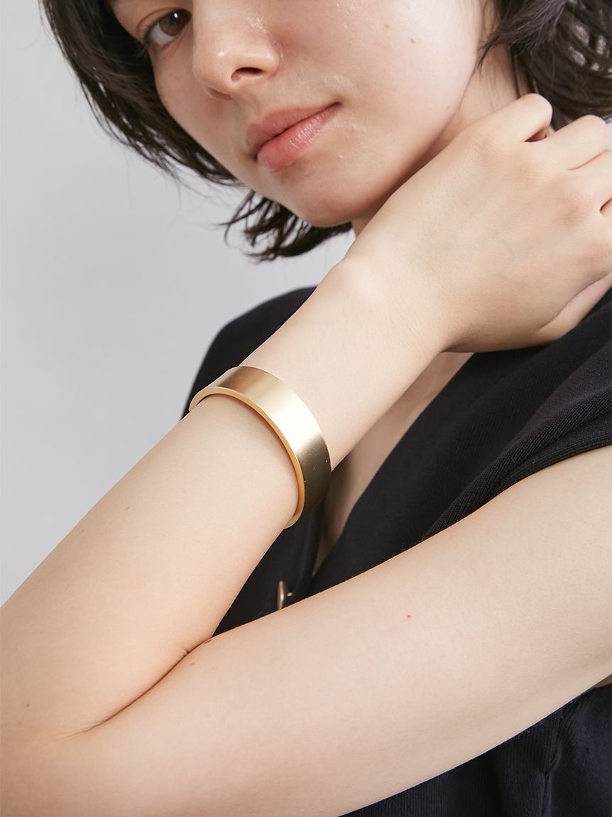 Mila Owen「カーブカラーバングル」|ブレスレット・バングル|GLD