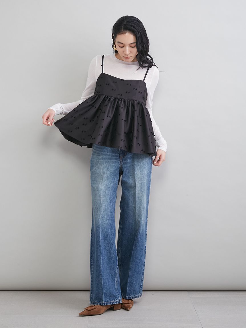 Mila Owen「バギーフレアデニム」|デニム|