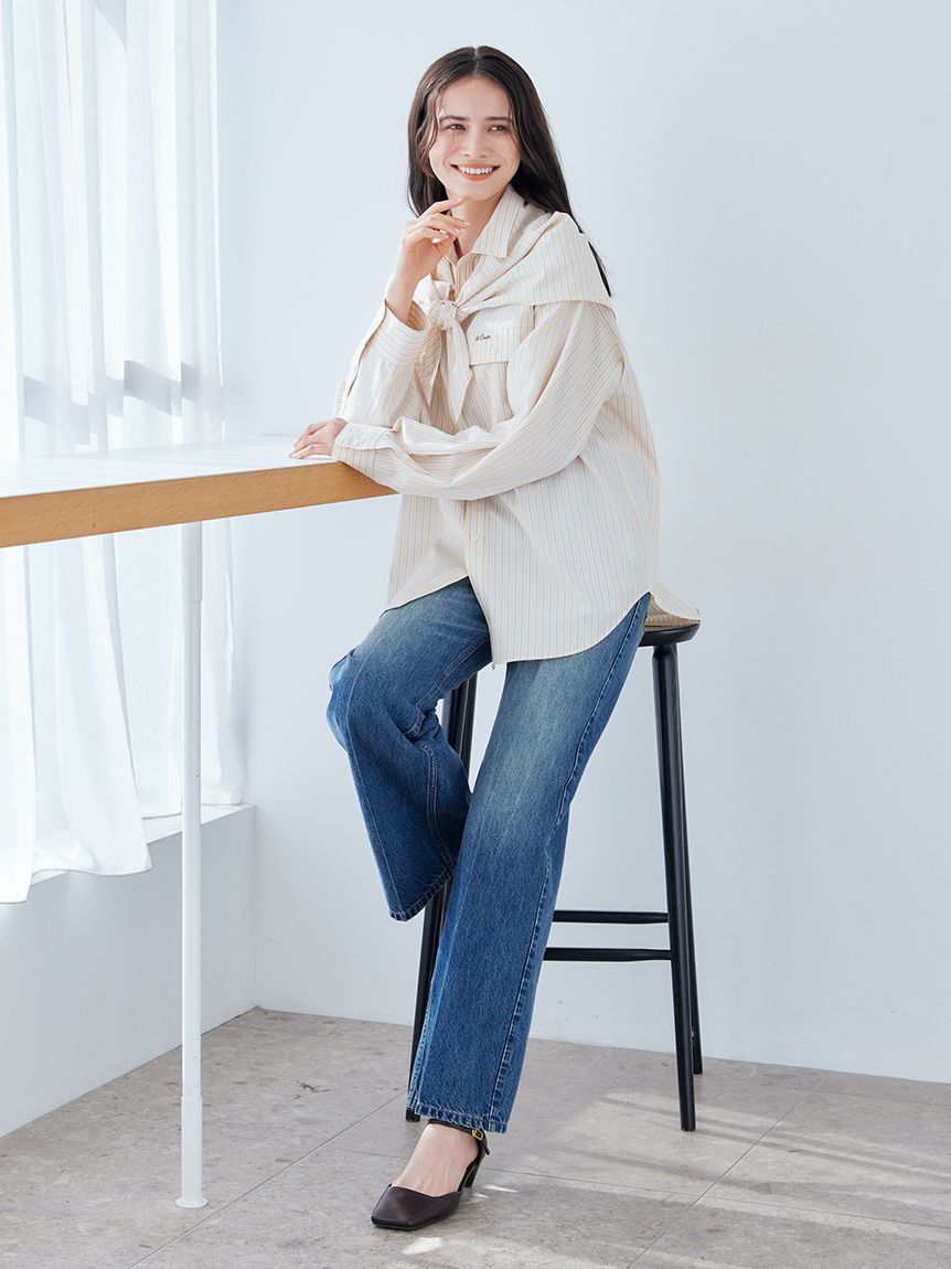 Mila Owen「バギーフレアデニム」|デニム|