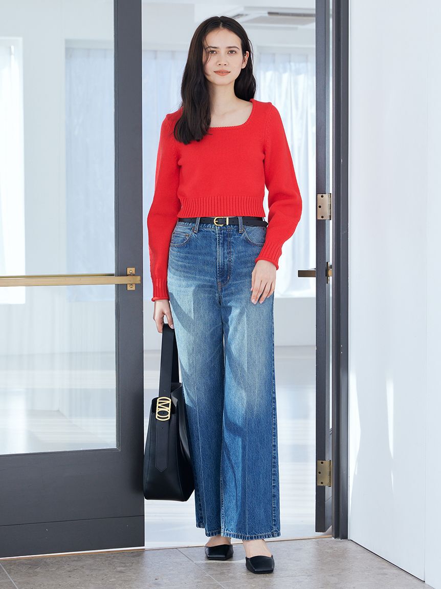 Mila Owen「バギーフレアデニム」|デニム|