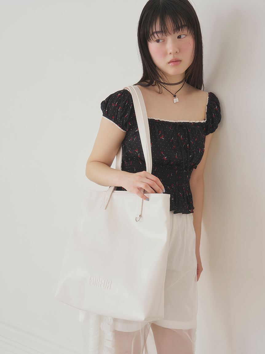 FURFUR「【新色追加】エンボスロゴトートバッグL」|トートバッグ|