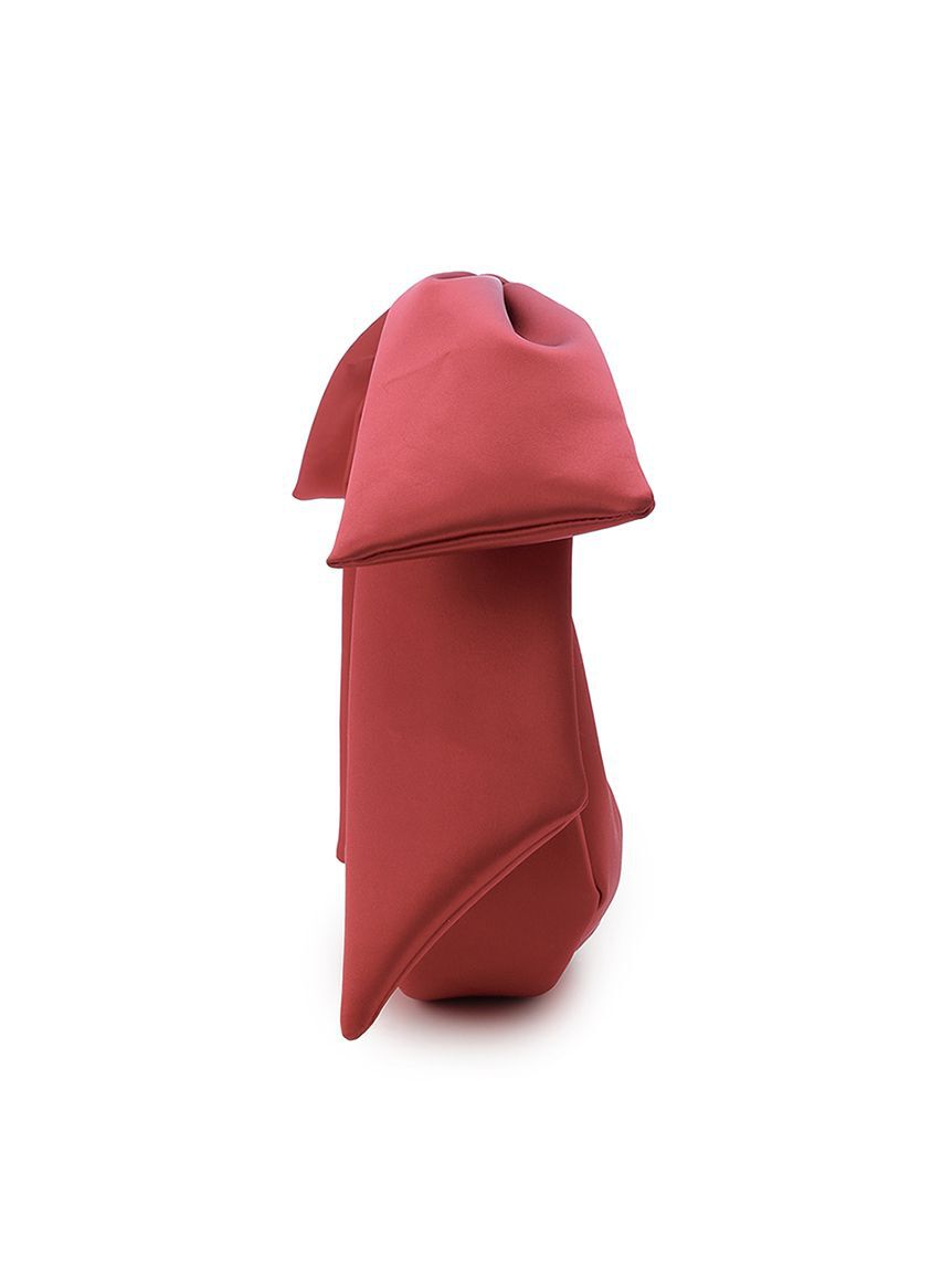 FURFUR「リボンハンドルサテンムーンバッグ」|ハンドバッグ|