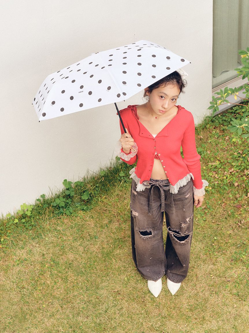 FURFUR「【新色追加】レースクラッシュデニムパンツ」|デニム|