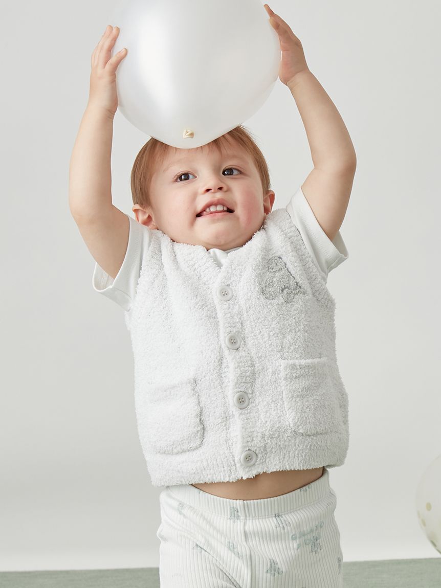 GELATO PIQUE KIDS & BABY「【限定カラーあり】【BABY】パウダーアニマルベスト」|その他ベビーウェア|