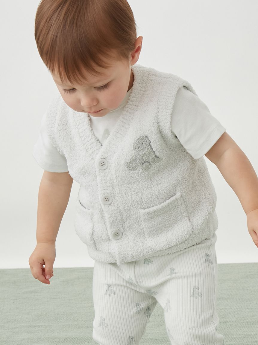 GELATO PIQUE KIDS & BABY「【限定カラーあり】【BABY】パウダーアニマルベスト」|その他ベビーウェア|GRN