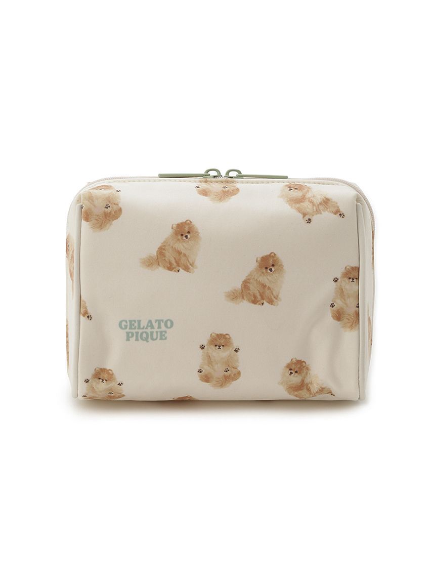 gelato pique「ドッグ総柄ポーチ」|ポーチ|CRM