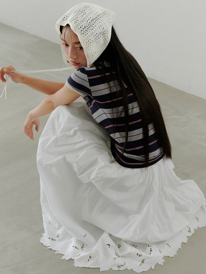 SNIDEL「クロシェバブーシュカ」|ヘアバンド|