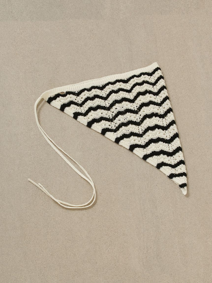 SNIDEL「クロシェバブーシュカ」|ヘアバンド|