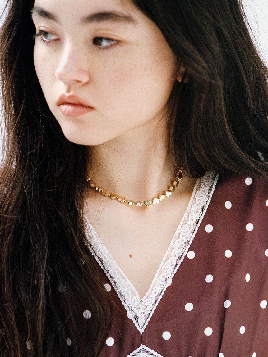 LILY BROWN「ロマンティックレーストリムプリントワンピース」|ワンピース|