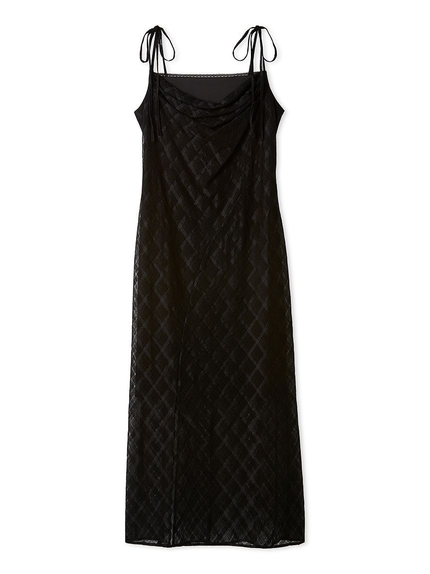 LILY BROWN「ドレープキャミワンピース」|ワンピース|BLK