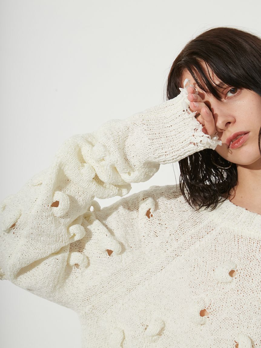 styling/「ポップコーン2WAYニット」|ニット・セーター|