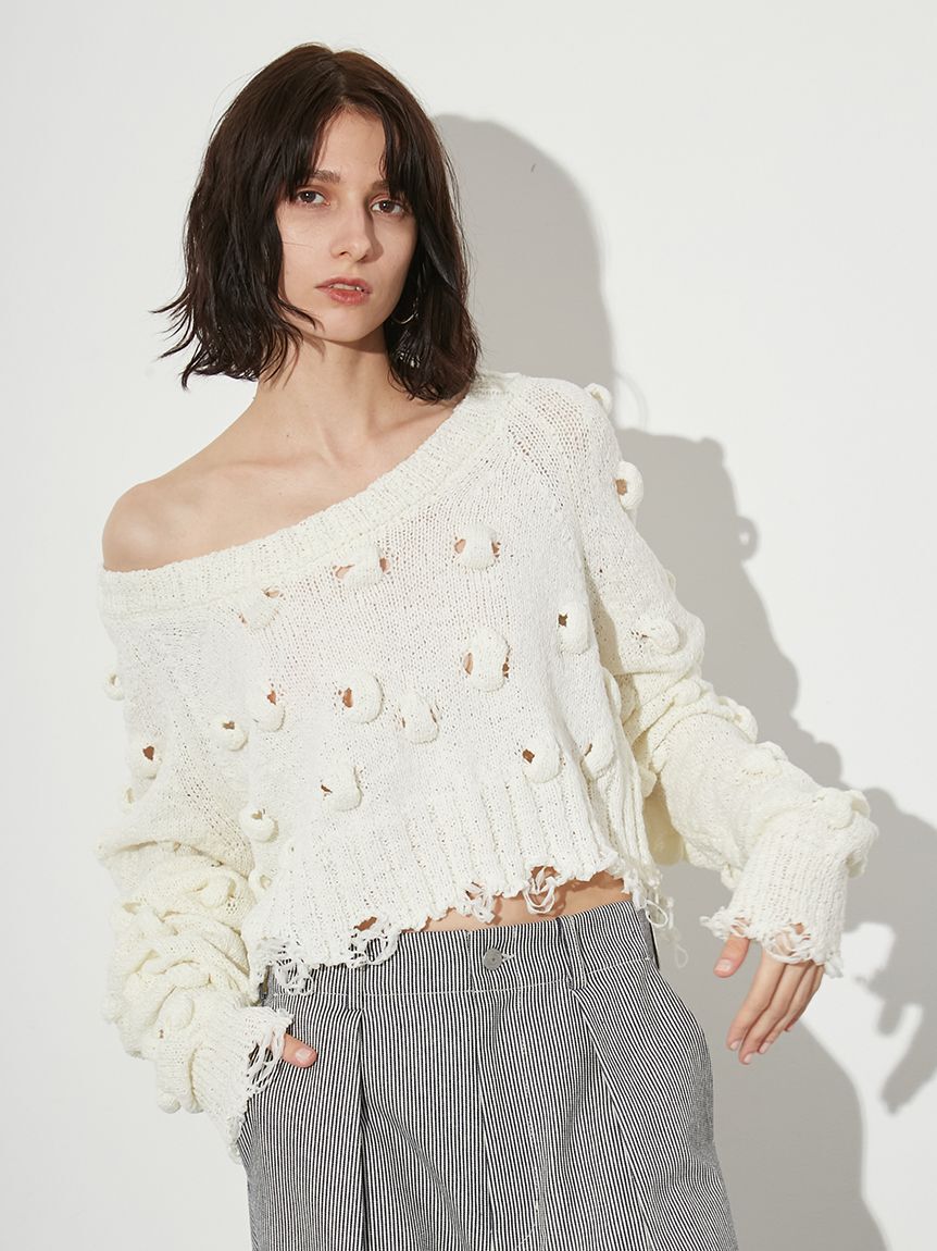 styling/「ポップコーン2WAYニット」|ニット・セーター|