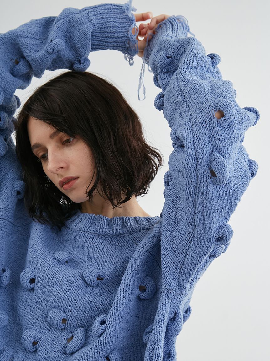 styling/「ポップコーン2WAYニット」|ニット・セーター|BLU