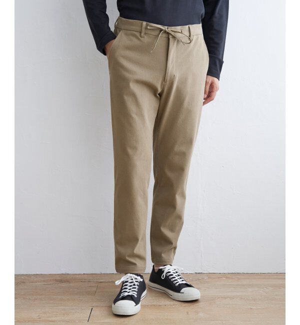 ikka「EASYSTRETCH 起毛イージーパンツ」|その他|ベージュ