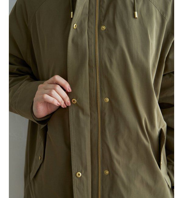 ikka「【雑誌InRed12月号掲載】 ファーライナー3WAYミドルマウンテンパーカー」|ブルゾン・スタジャン|