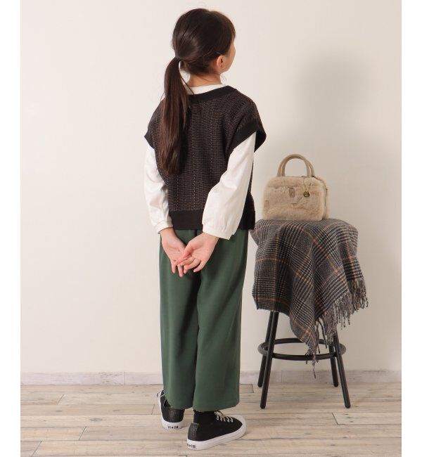 ikka kids「【2点セット／親子おそろい】3WAYニットベストセット（120~160cm）」|その他|