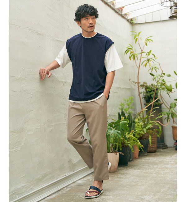 ikka「【セットアップ対応】Reflax(R) リラックスイージーアンクルパンツ」|その他|