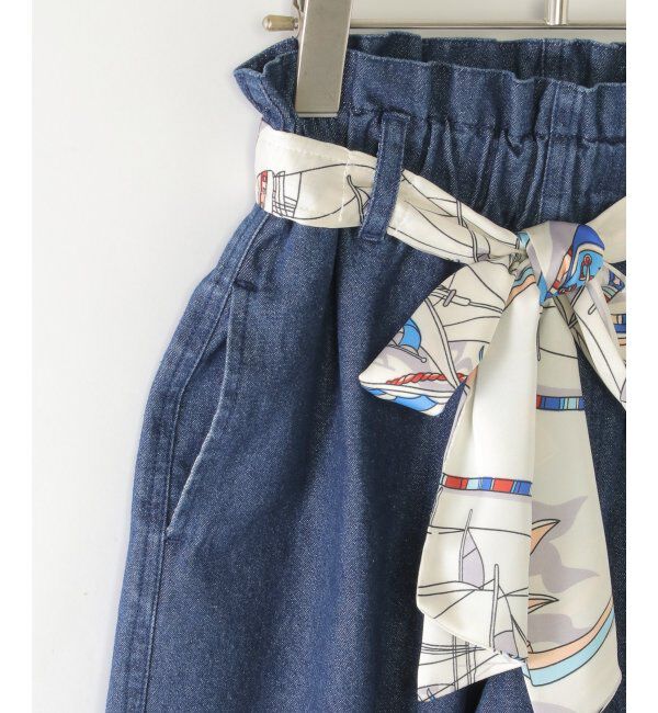 ikka kids「スカーフベルト付きバレルデニムパンツ」|その他|