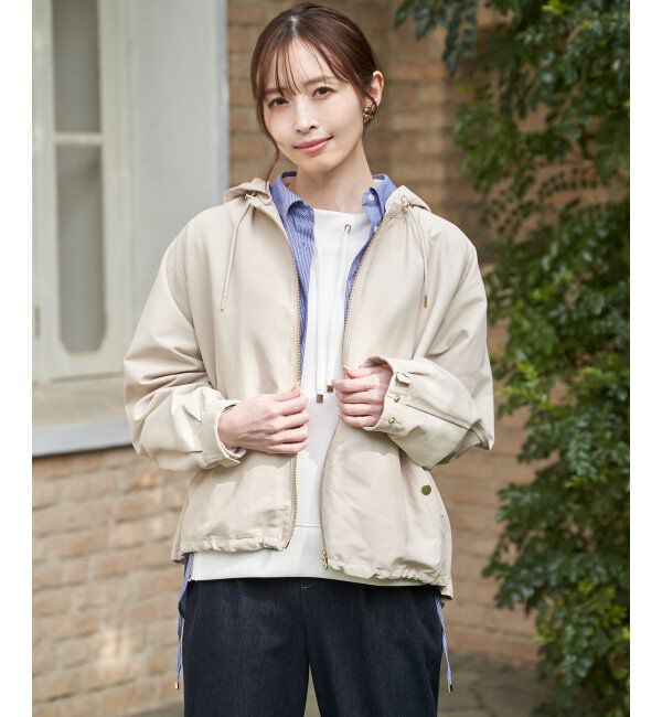 ikka「【雑誌InRed4月号掲載】撥水花粉リリース2WAYマウンテンパーカー【親子コーデ】」|ブルゾン・スタジャン|