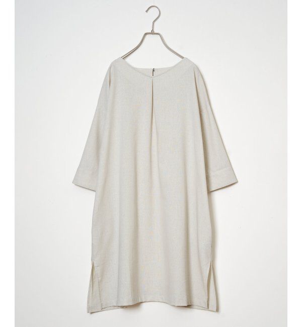 Lbc with Life「リネン混サックワンピース」|ワンピース|