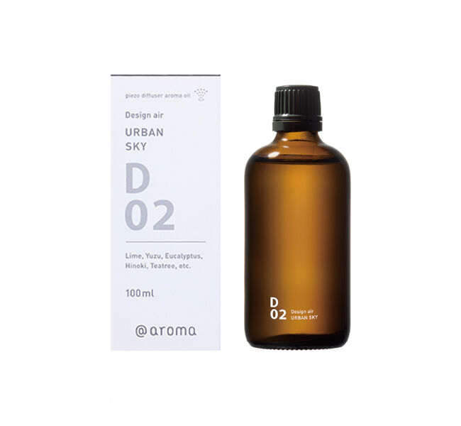 アットアロマ「D02 アーバンスカイ ピエゾアロマオイル 100ml」|アロマ・ルームフレグランス|その他