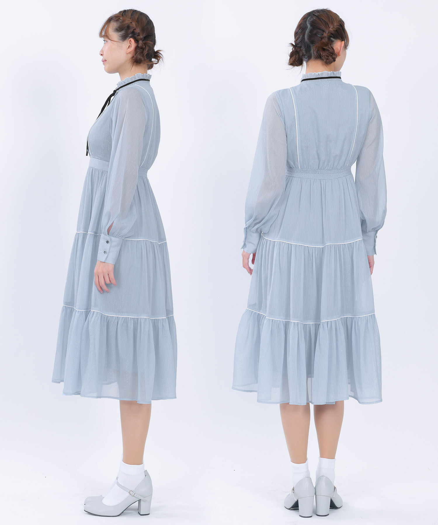 MARY QUANT「ラメシアー ドレス」|ワンピース|