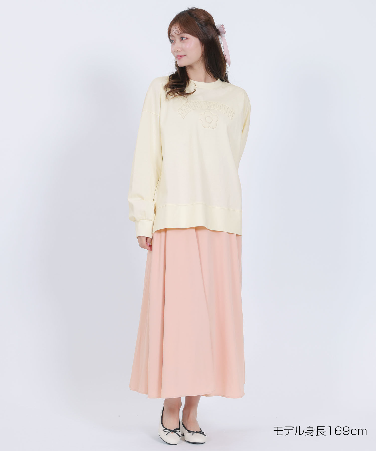 MARY QUANT「キルトロゴ プルオーバー」|プルオーバー|