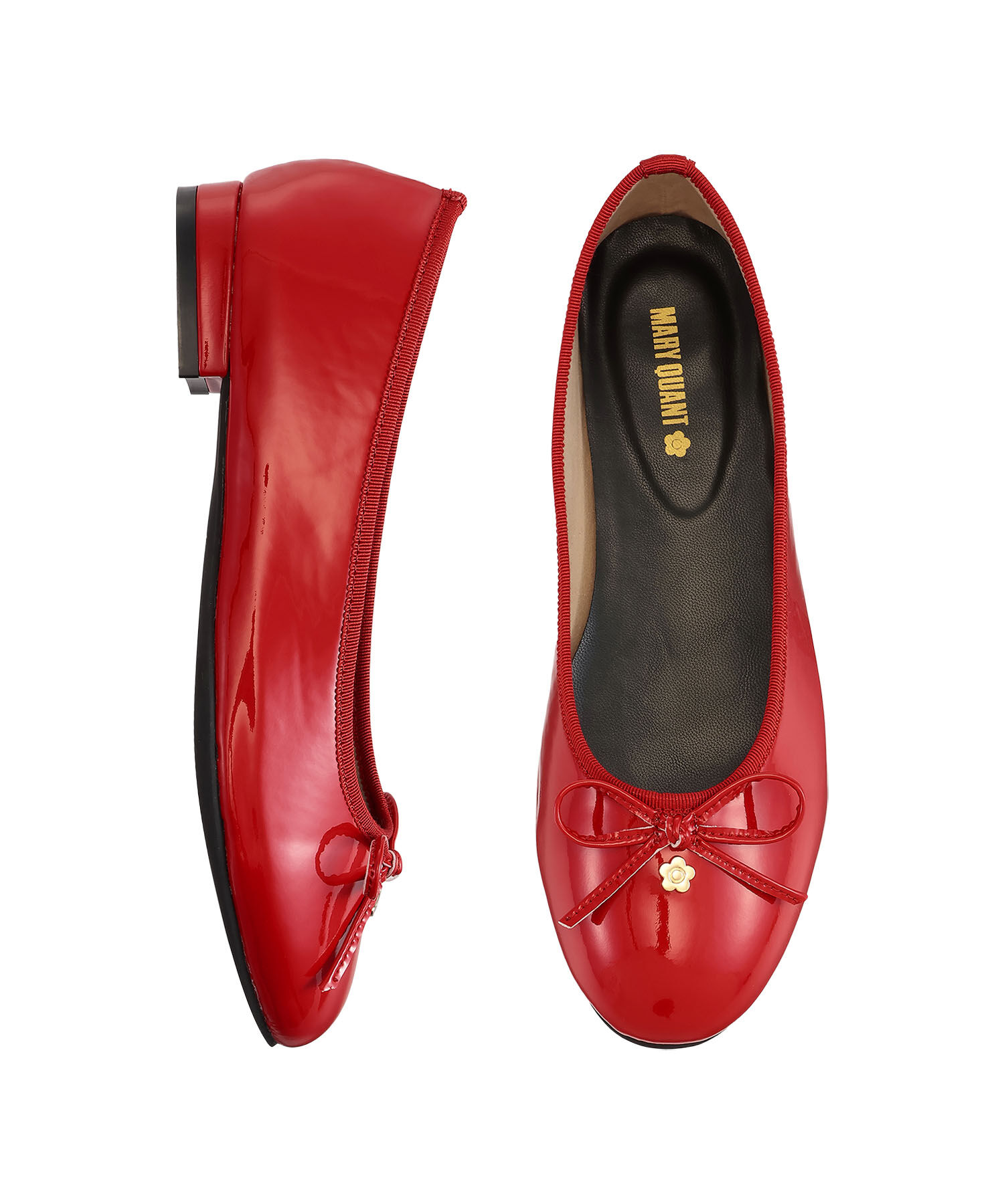 MARY QUANT「デイジーメタルバレエ シューズ」|バレエシューズ|