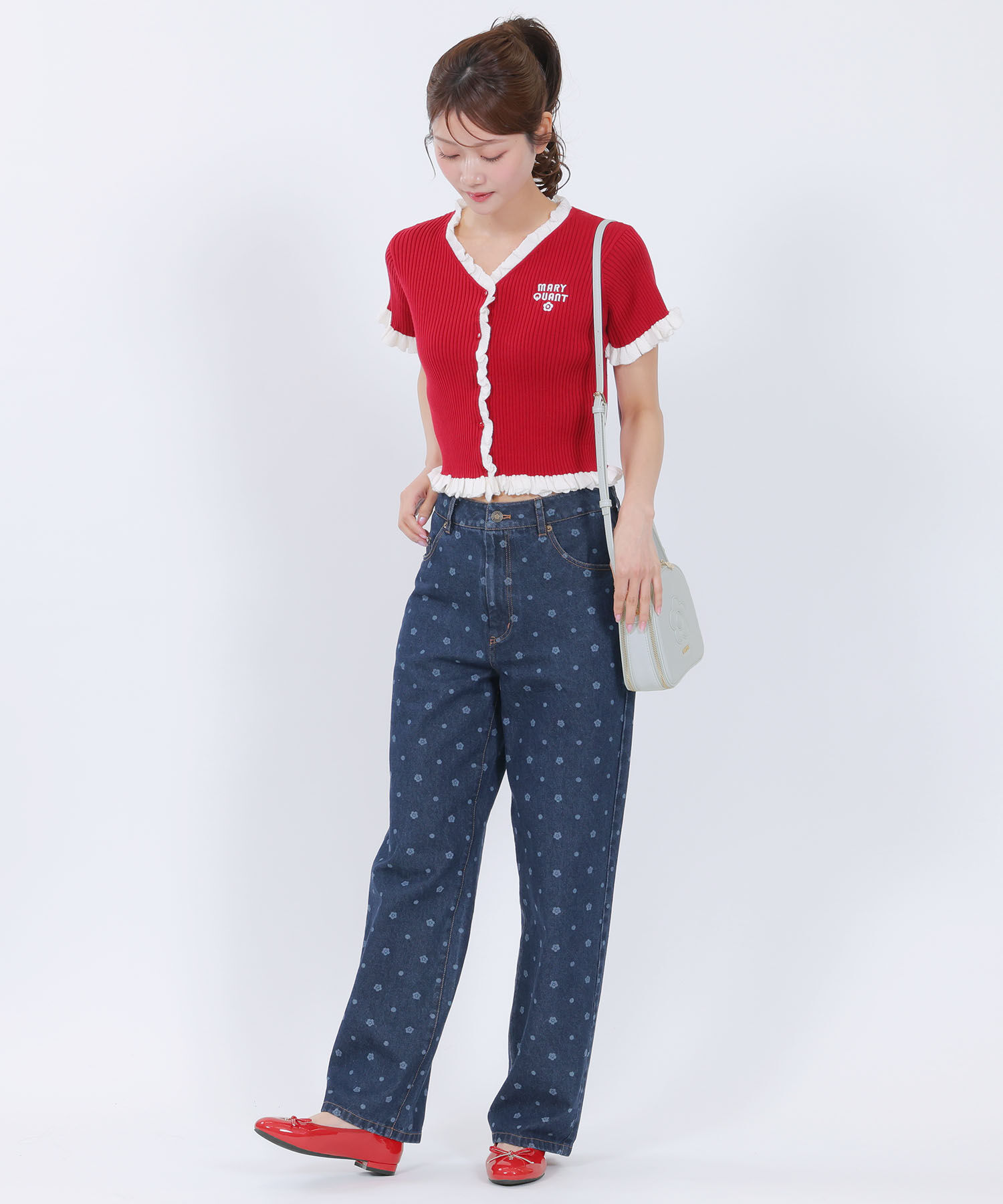 MARY QUANT「デイジーメタルバレエ シューズ」|バレエシューズ|