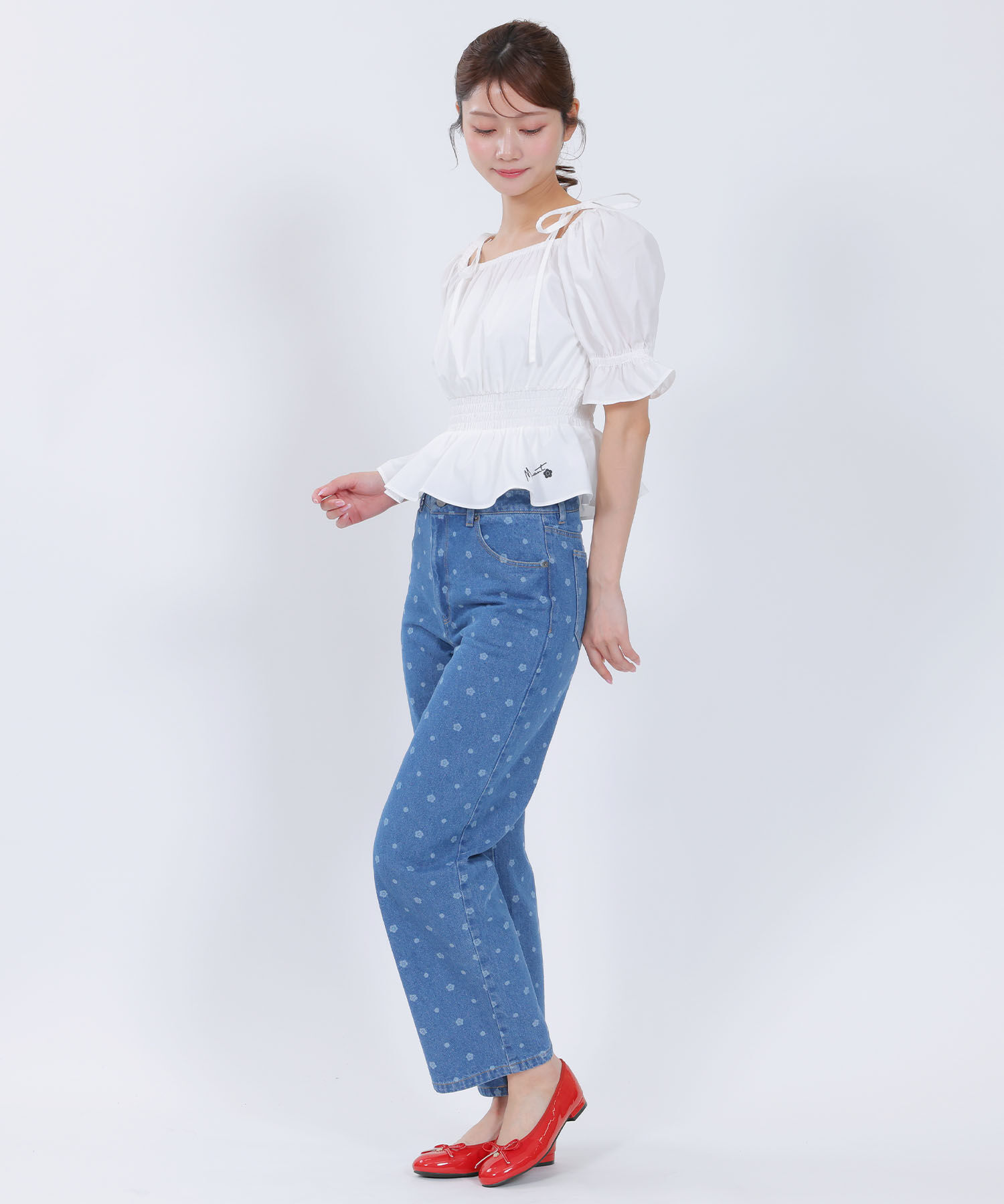 MARY QUANT「デイジーメタルバレエ シューズ」|バレエシューズ|