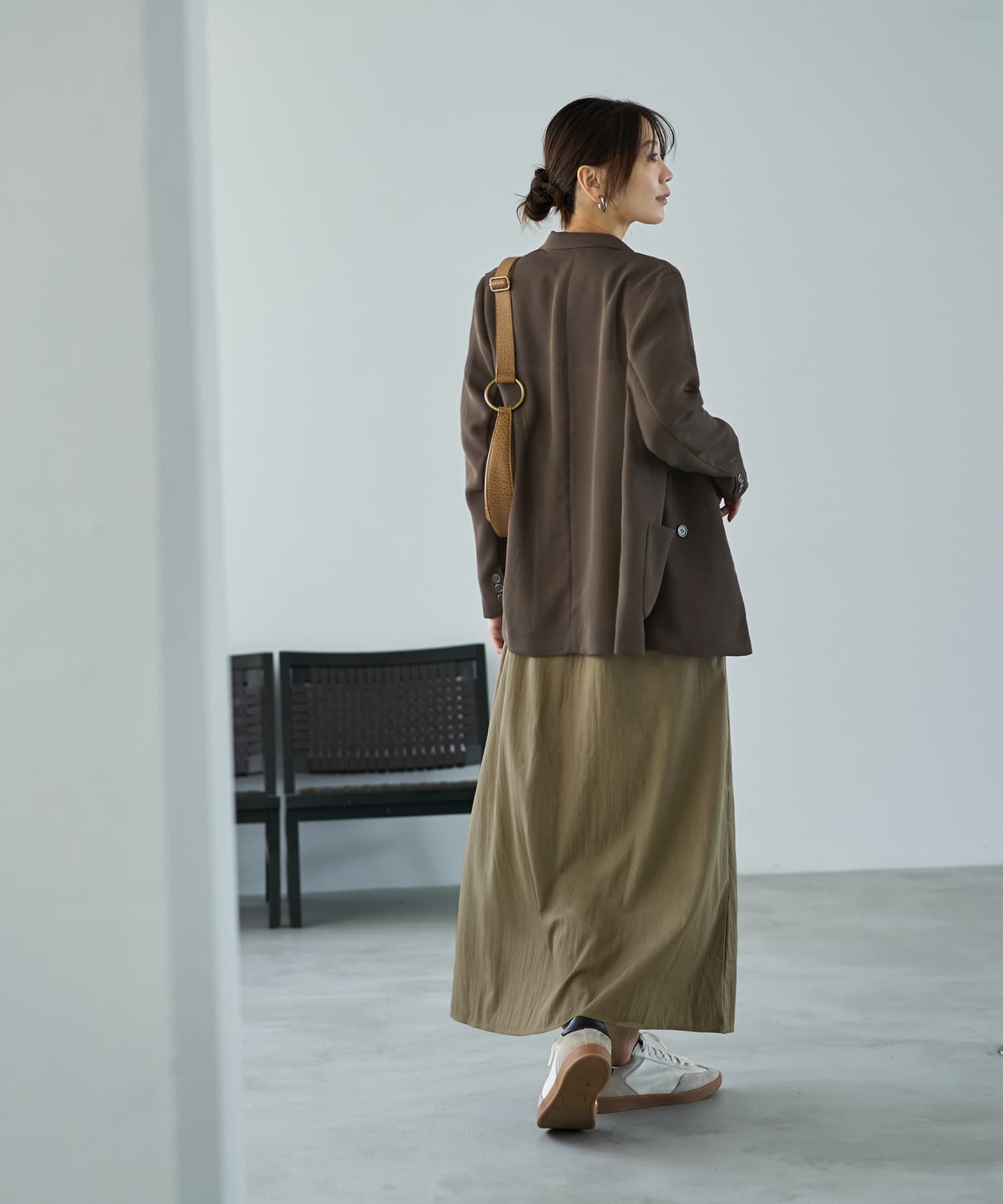 STYLE DELI「ストレッチメッシュ生地ダブルジャケット」|テーラードジャケット|