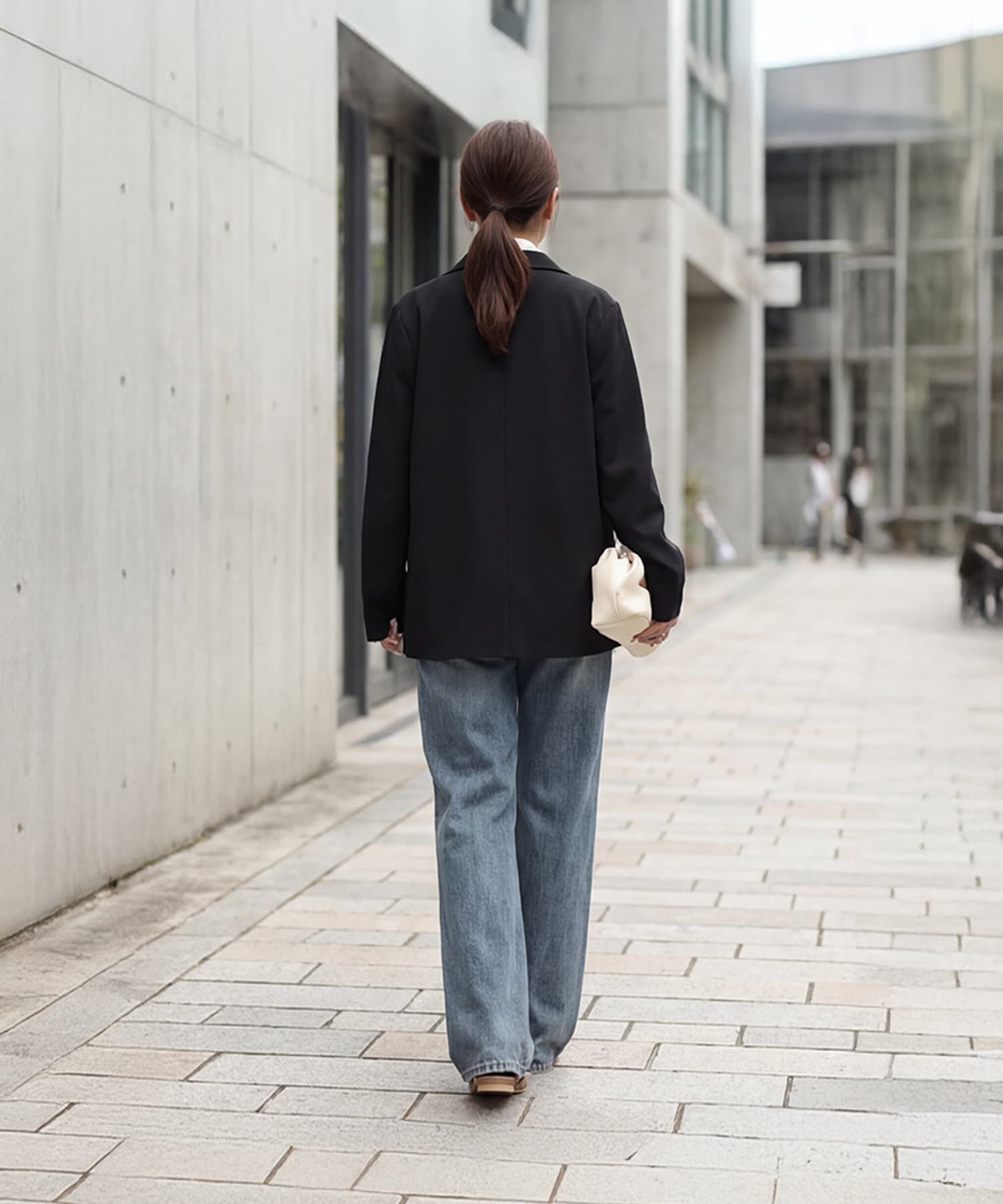 STYLE DELI「ブラウス生地のしなやかテーラードジャケット」|テーラードジャケット|