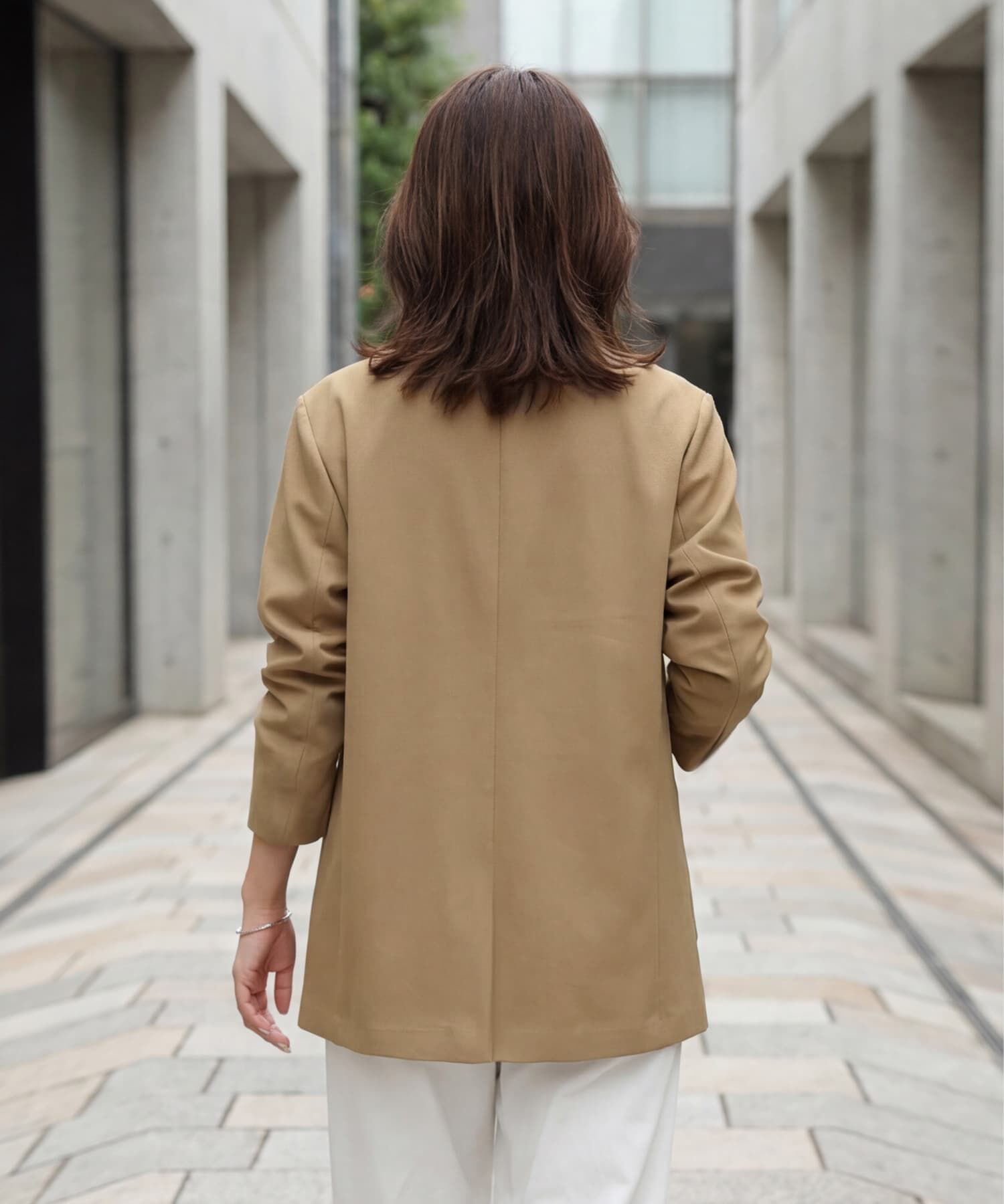 STYLE DELI「ブラウス生地のしなやかテーラードジャケット」|テーラードジャケット|