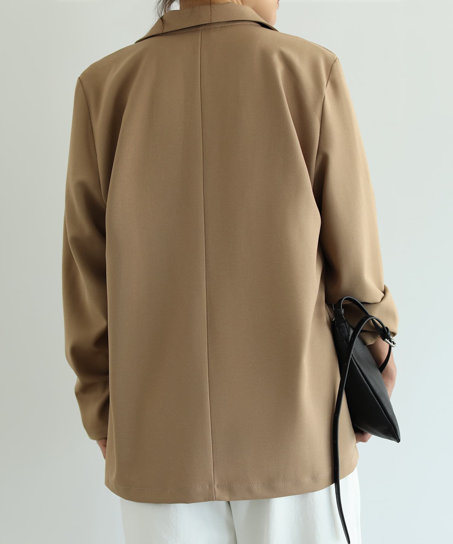 STYLE DELI「ブラウス生地のしなやかテーラードジャケット」|テーラードジャケット|