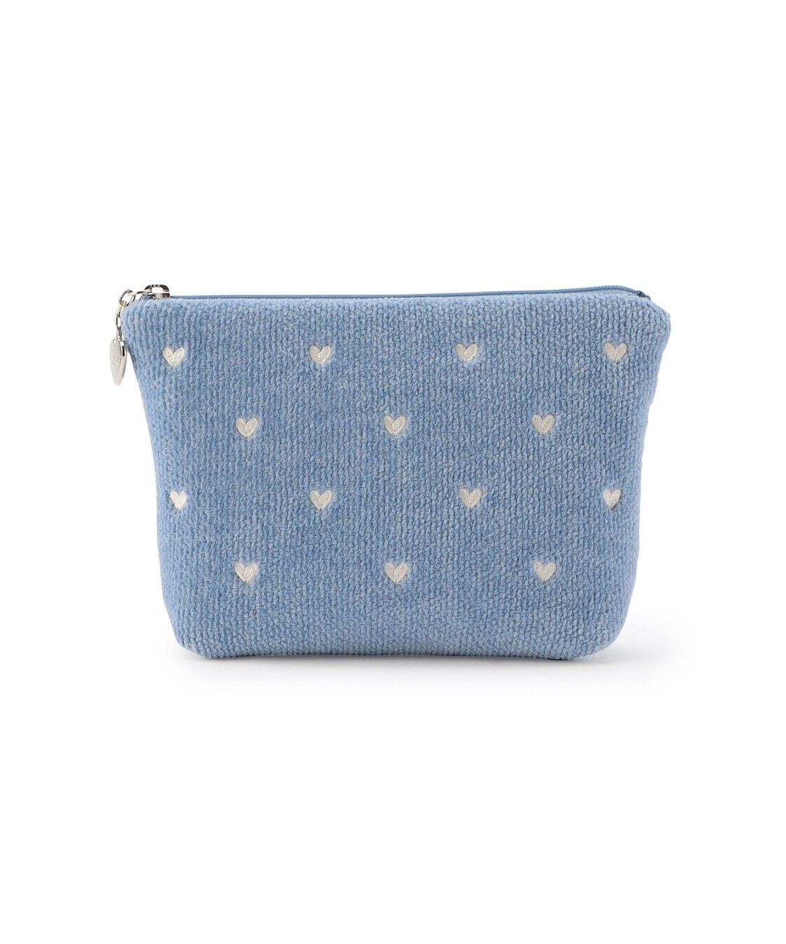 LOVERARY BY FEILER「ラブラリーハート　舟型ポーチM　L/LRH-260129」|ポーチ|ライトブルー