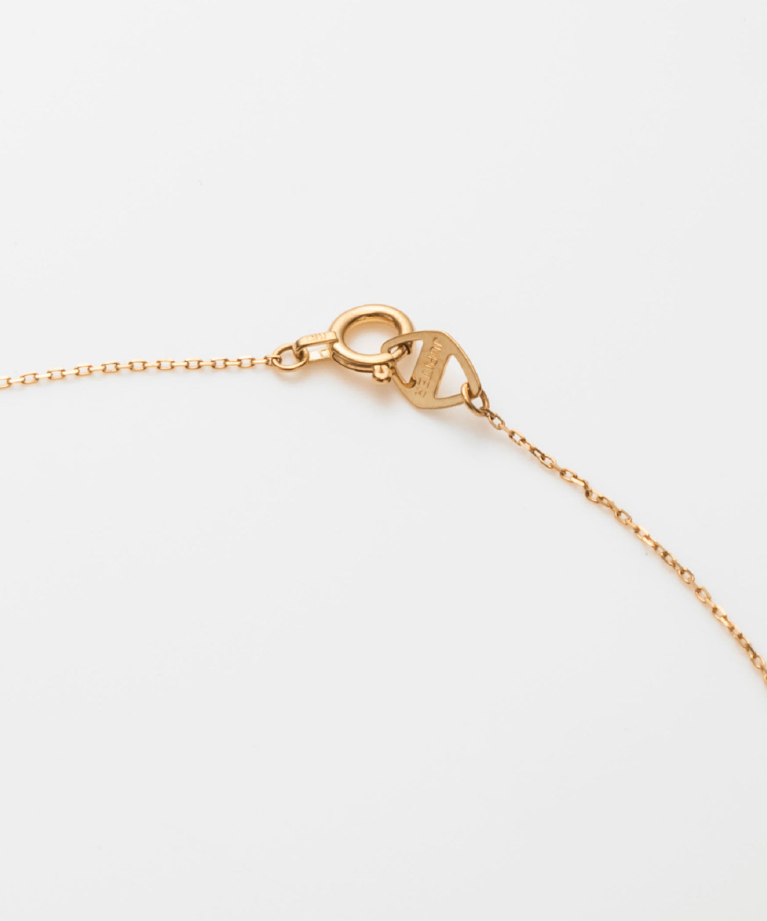 JUPITER「【K18】ゴールドラインバーネックレス/金属アレルギー対応<全長約39.5cm(調節した時の長さ36㎝)>」|ネックレス|