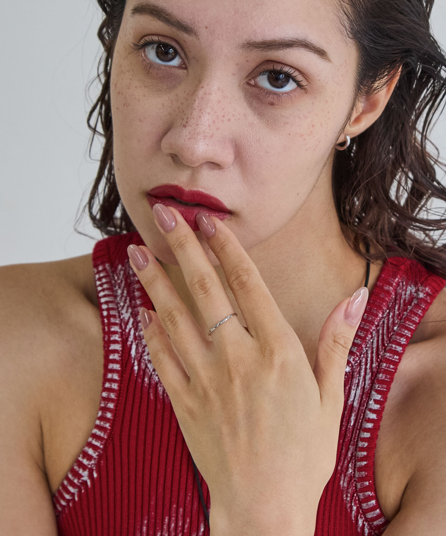 JUPITER「【K10WG】スリムリング/シルバー」|リング|