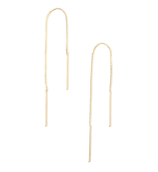 JUPITER「【K10】ベーシックアメリカンピアス/ベネチアンチェーン」|ピアス|ゴールド