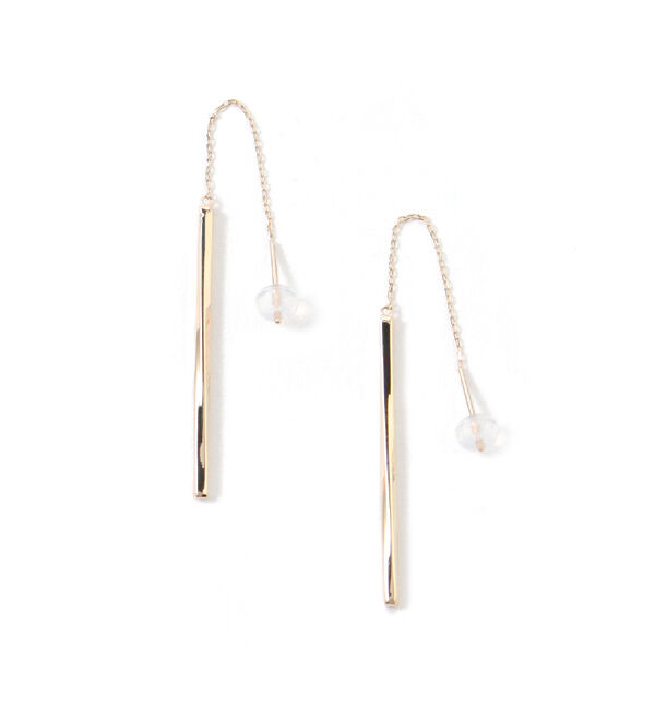 JUPITER「【K10】バーデザインアメリカンピアス」|ピアス|ゴールド