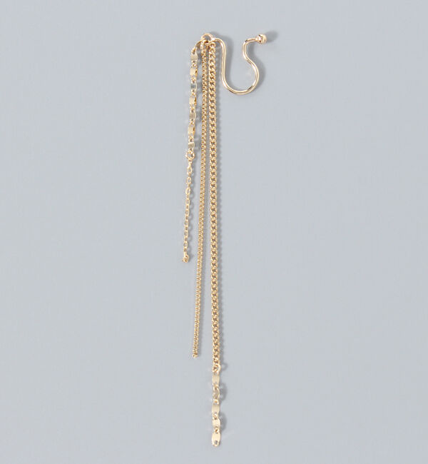 JUPITER「【K10】チェーンデザインイヤリング」|イヤリング|