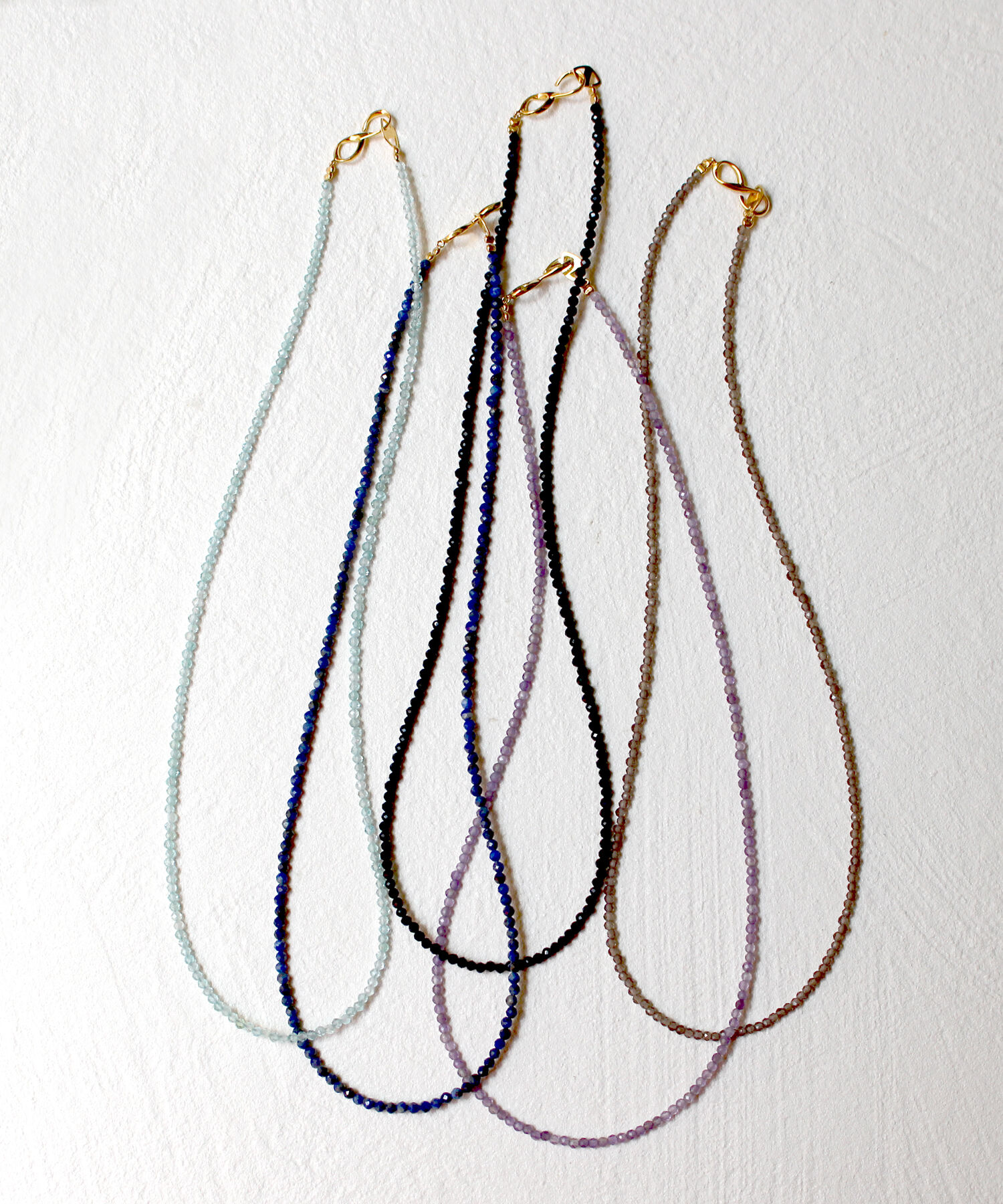 JUPITER「天然石ビーズネックレス/金属アレルギー対応/ニッケルフリー　オニキス」|ネックレス|