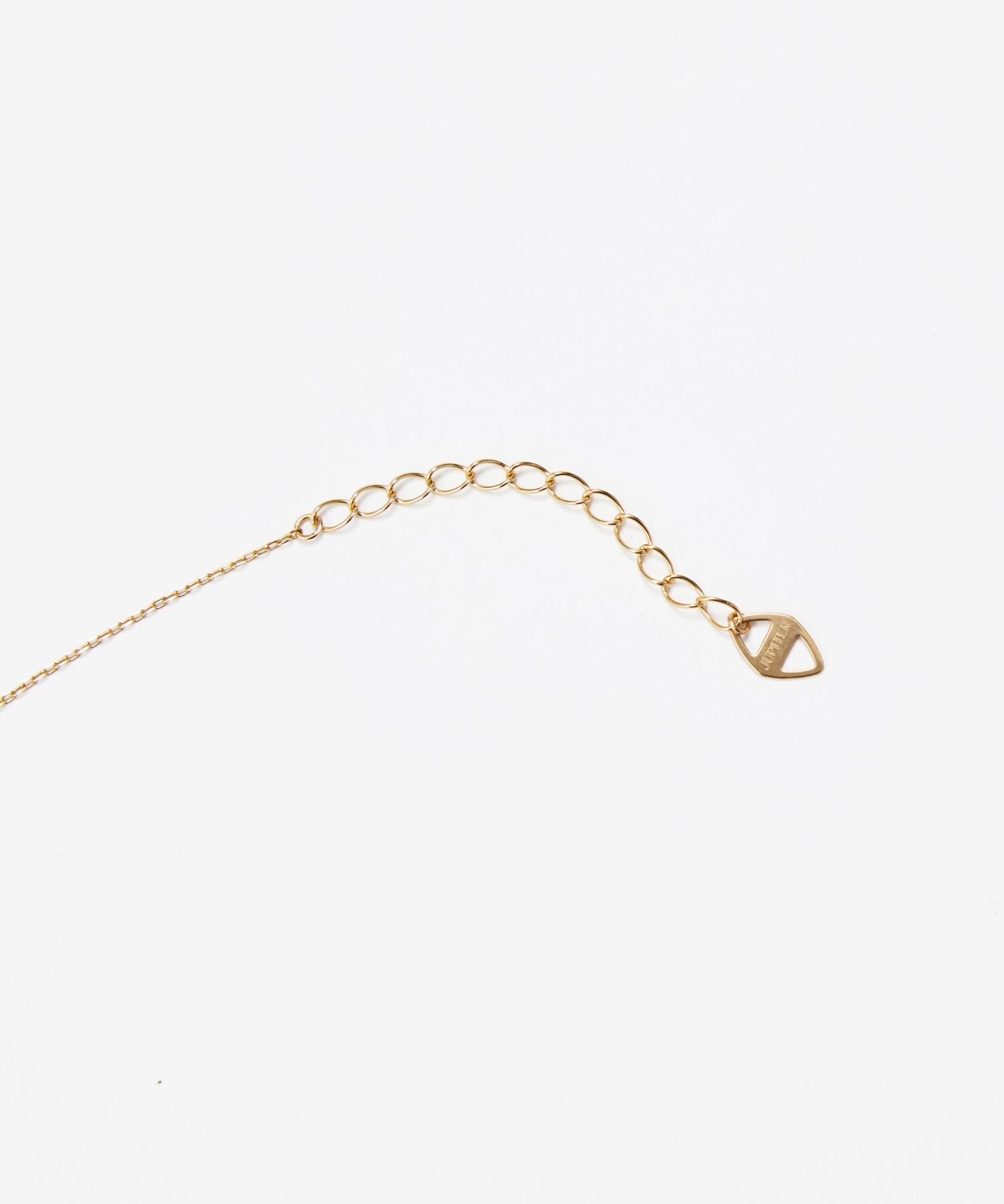 JUPITER「【K10】ハートモチーフ天然石ネックレス/オニキス/<全長約36+3cm調整可能>」|ネックレス|