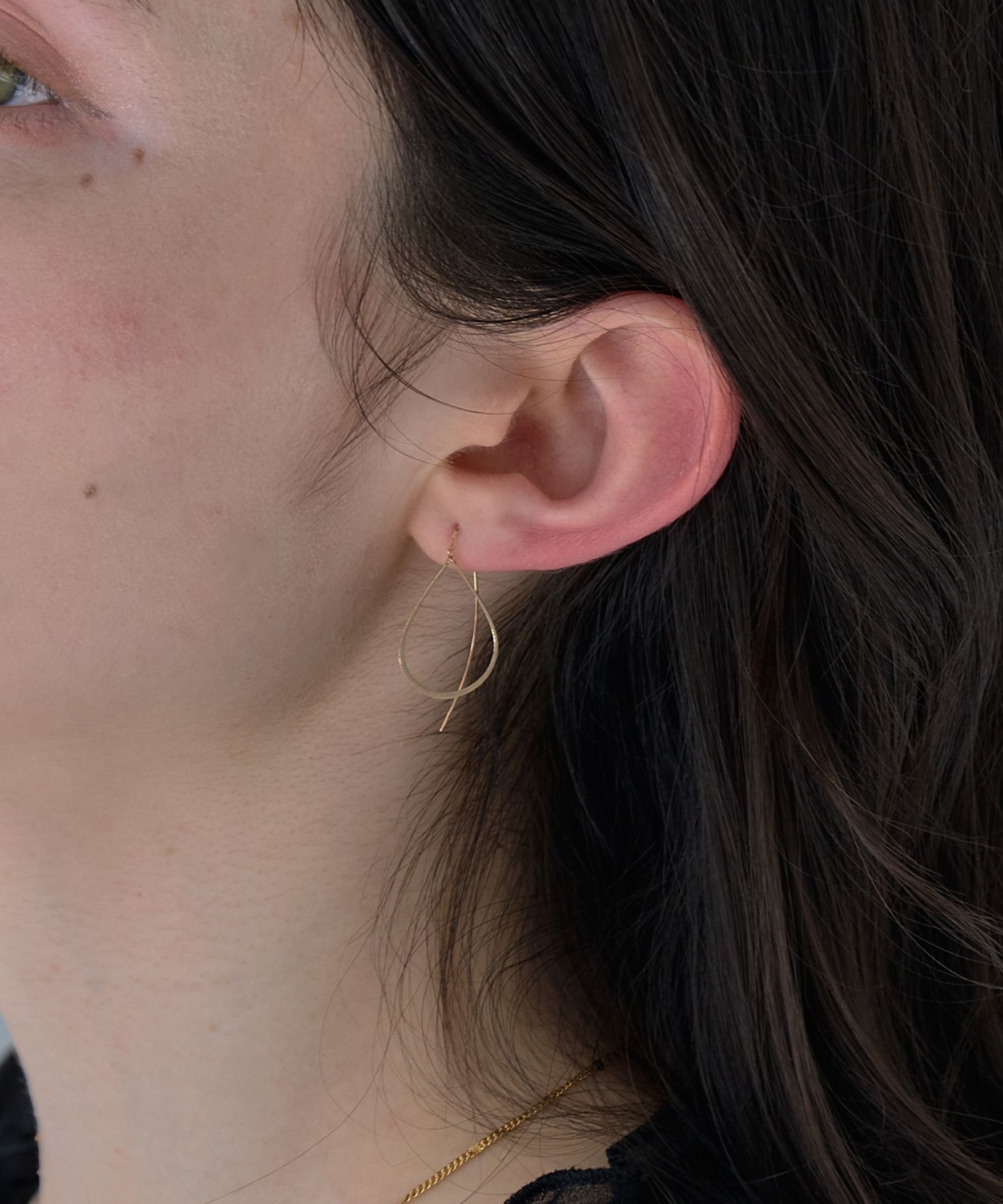 Phoebe「【K10】ドロップラインアメリカンピアス/BOX付き」|ピアス|