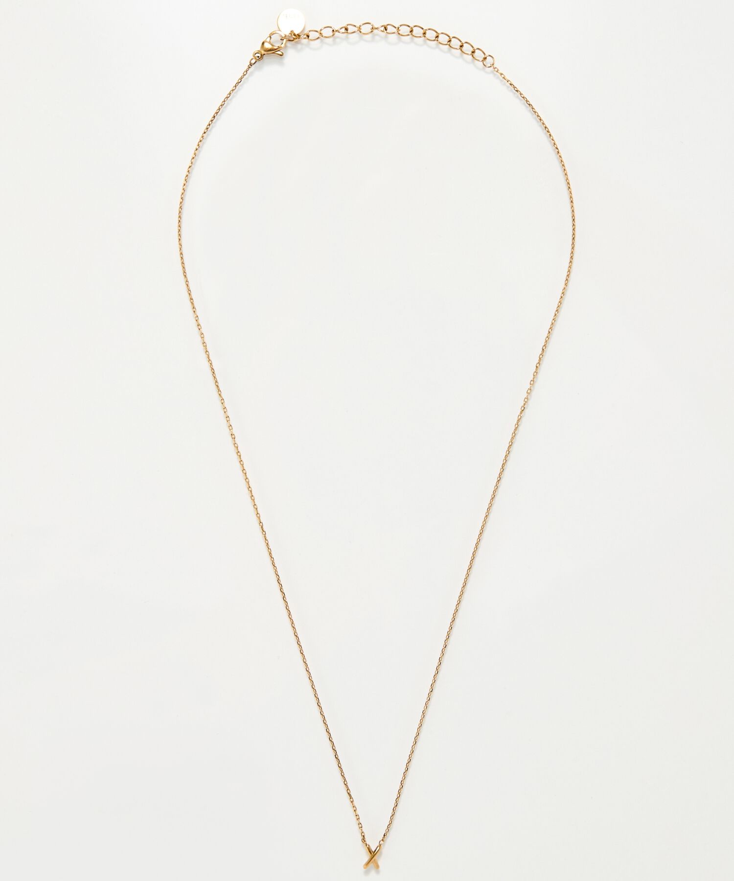 Phoebe「【数量限定】クロスネックレス&ビジューフープピアスセット/BOX&ショッパー付き」|ネックレス|