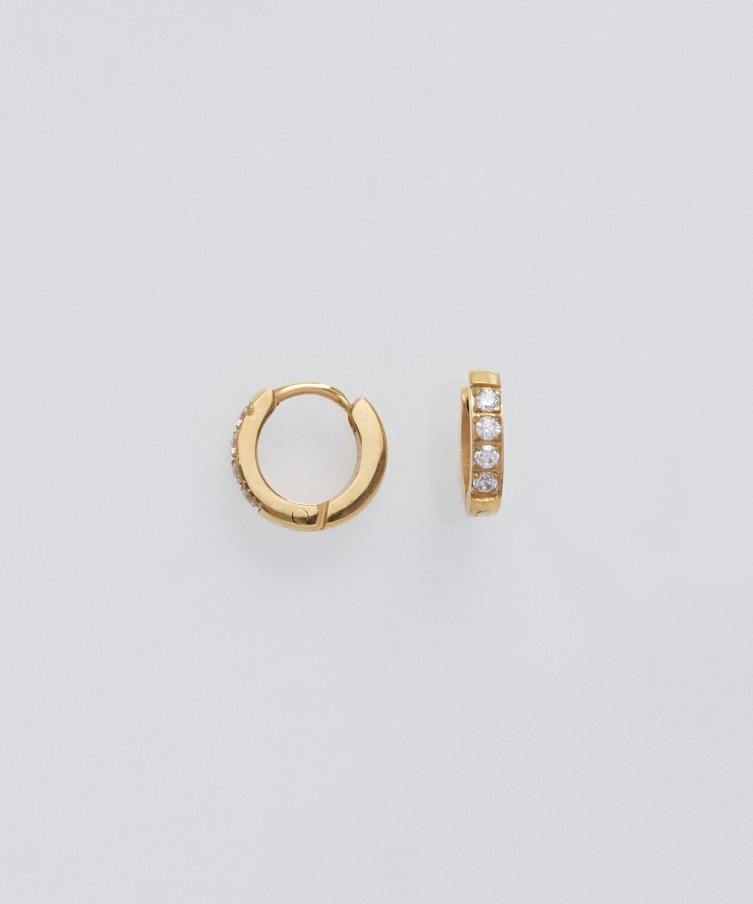 Phoebe「【数量限定】クロスネックレス&ビジューフープピアスセット/BOX&ショッパー付き」|ネックレス|