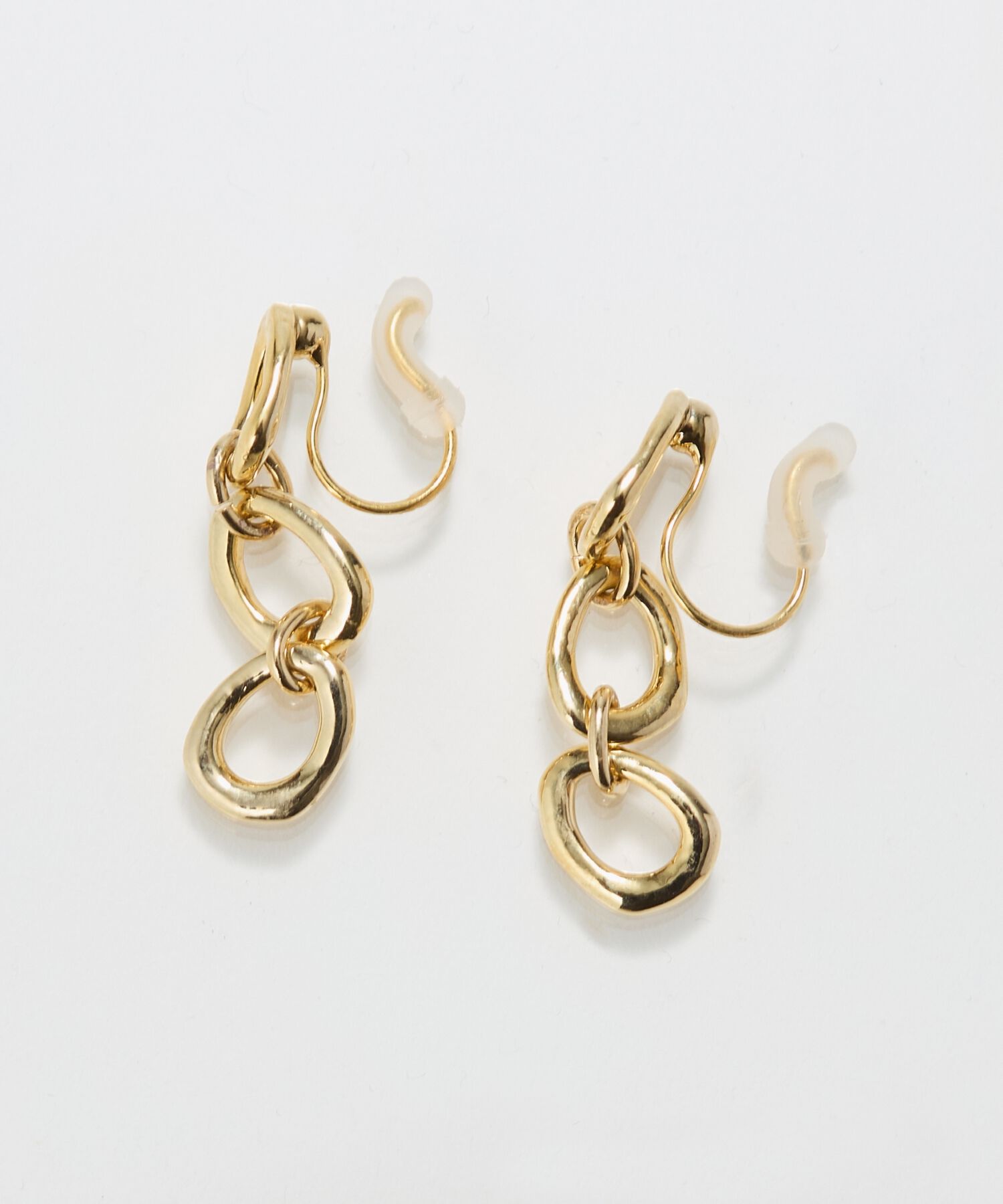 Phoebe「【痛くないシリーズ/金属アレルギー対応】チェーンライトフィットイヤリング　ゴールド/ニッケルフリー」|イヤリング|