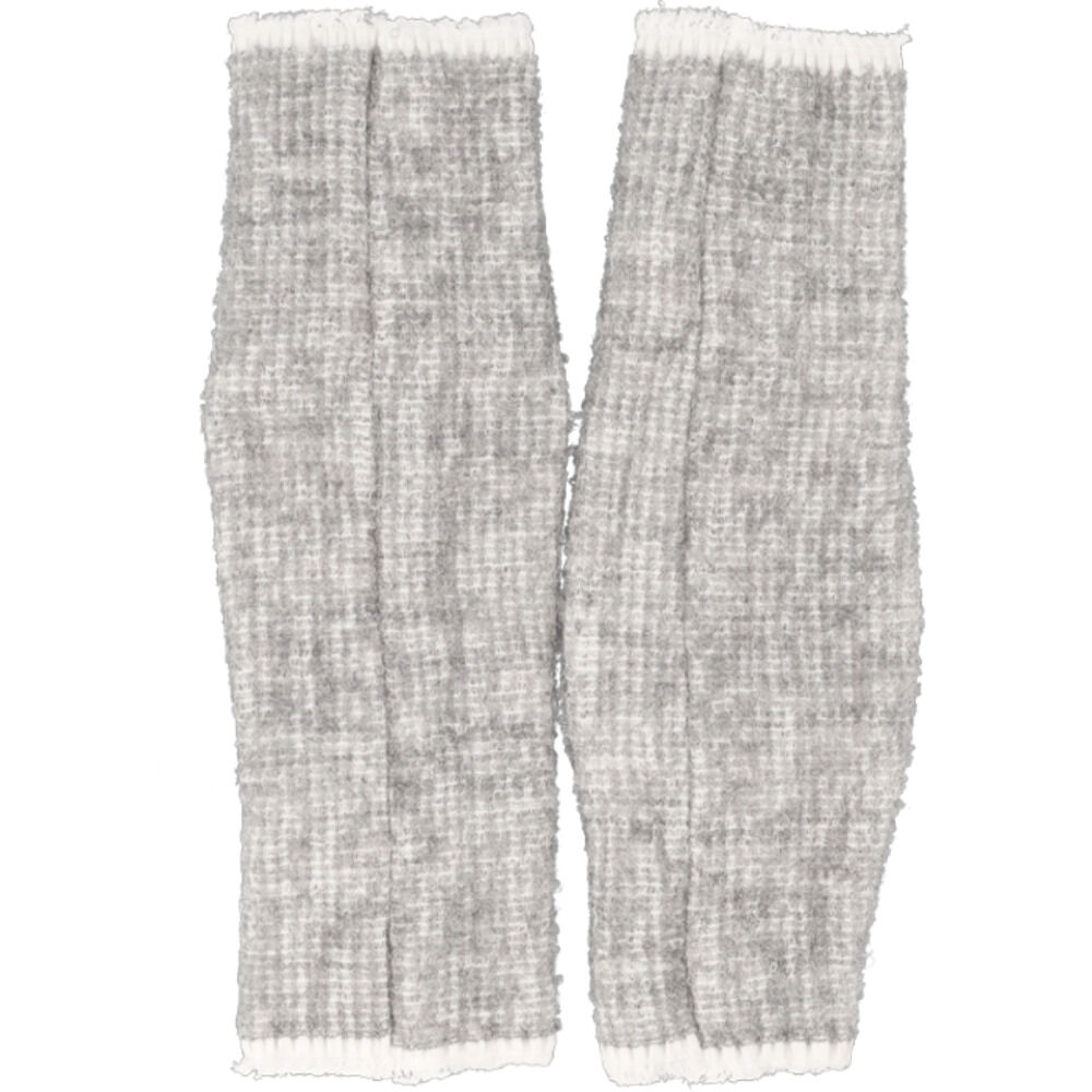 BACKYARD FAMILY「アルパカ レッグウォーマー 通販 日本製 レッグ ウォーマー 防寒 足首 ふくらはぎ もこもこ」|レッグウォーマー|グレー1